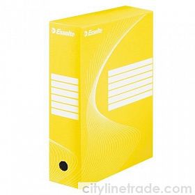 Коробка архивная Esselte Standard 100мм, желтая